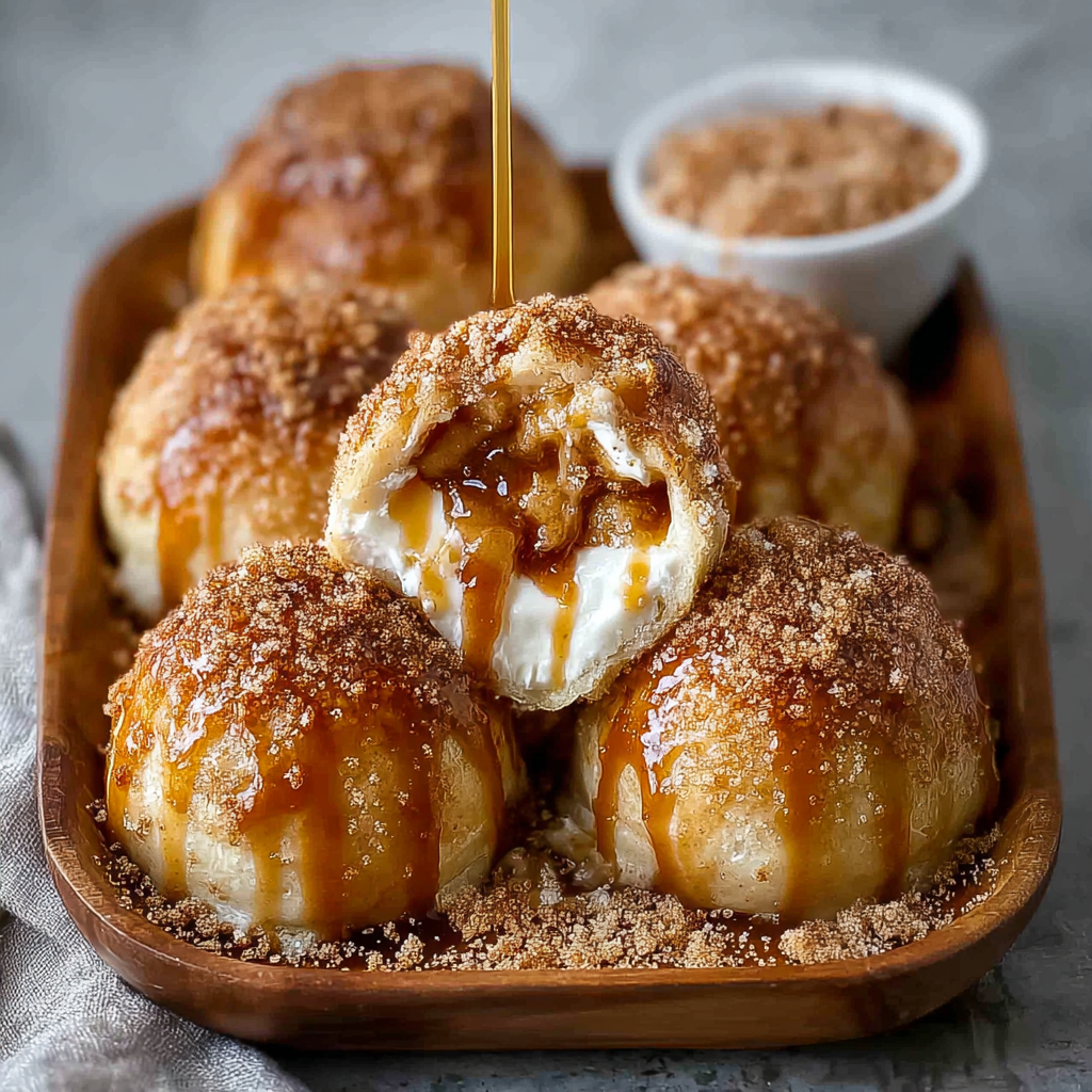 Mouthwatering Caramel Apple Pie Bombs