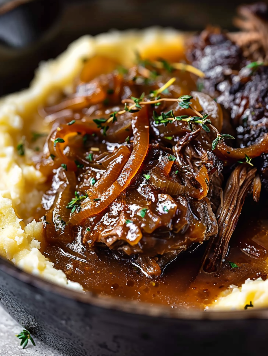 Comforting French Onion Pot Roast