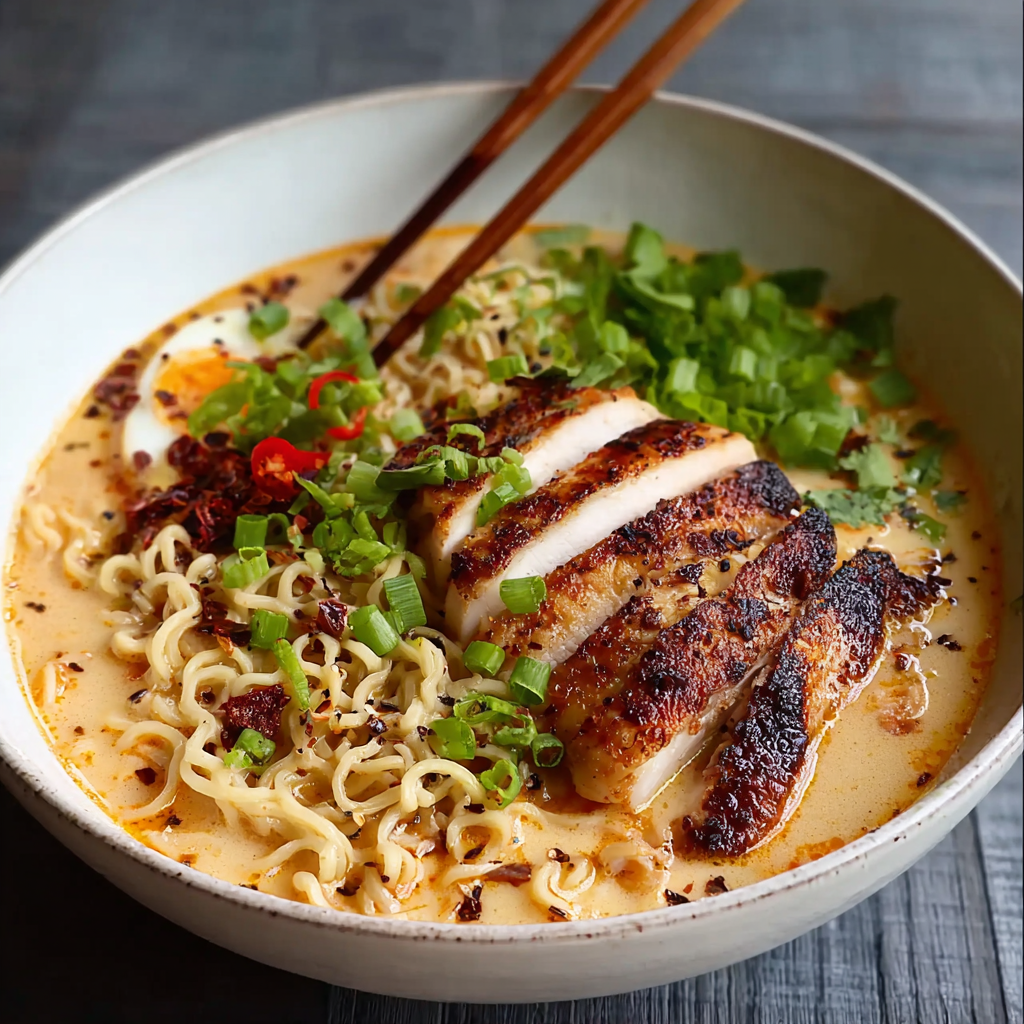 Creamy Marry Me Chicken Ramen