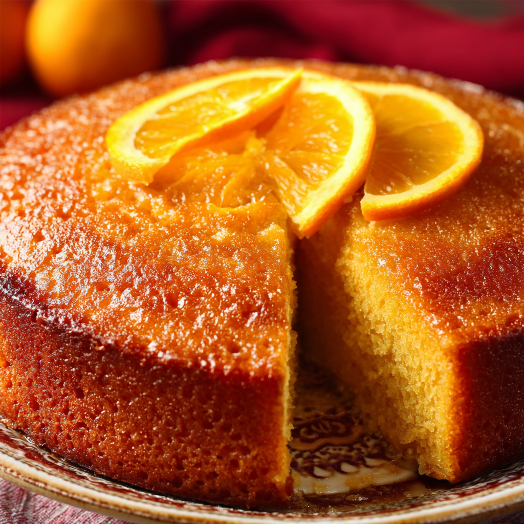 Gâteau de Semoule à l’Orange