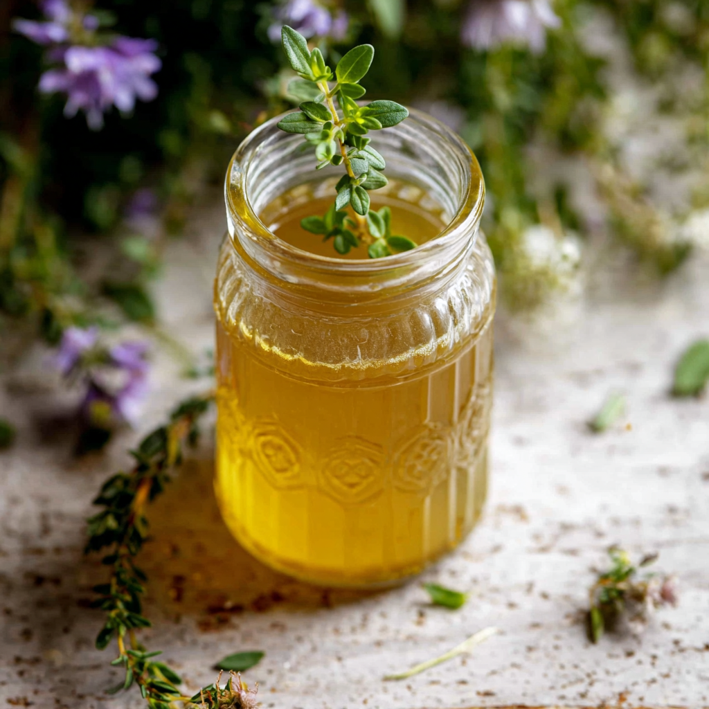 Sirop de Thym Maison (Immunité & Gorge)