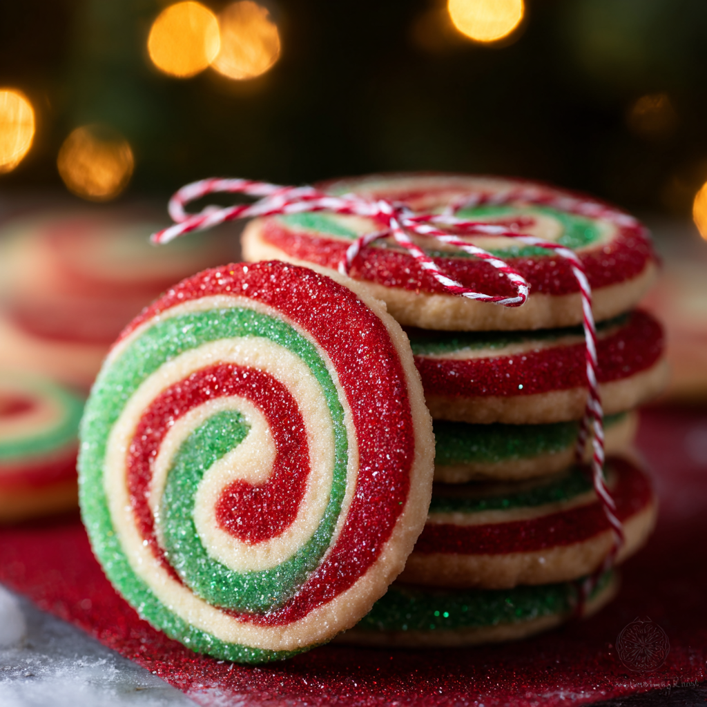 Christmas Pinwheel Cookies
