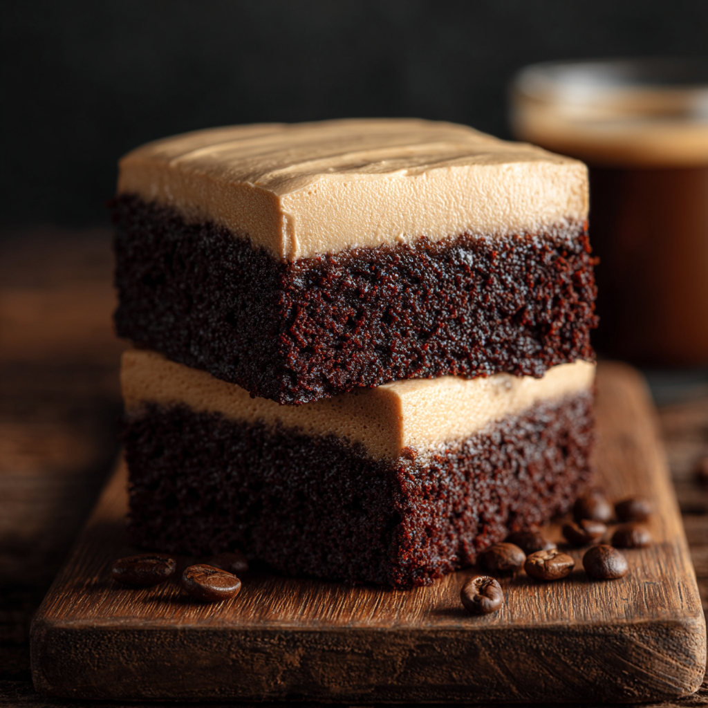 Frosted Coffee Brownies