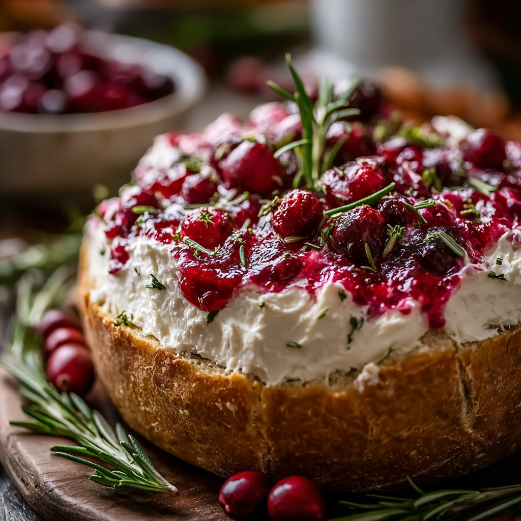 Baked Cranberry Cream Cheese Dip
