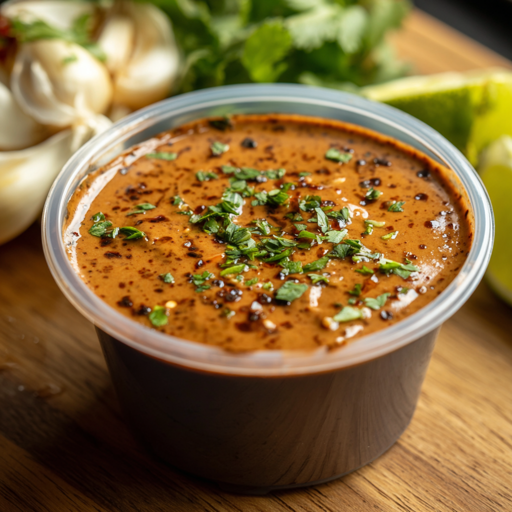 Chipotle peppers and garlic