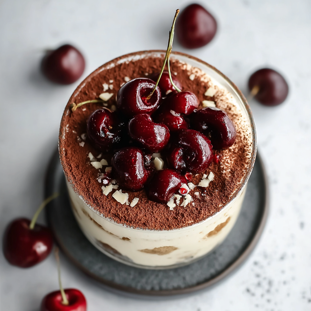 Shaved dark chocolate topping