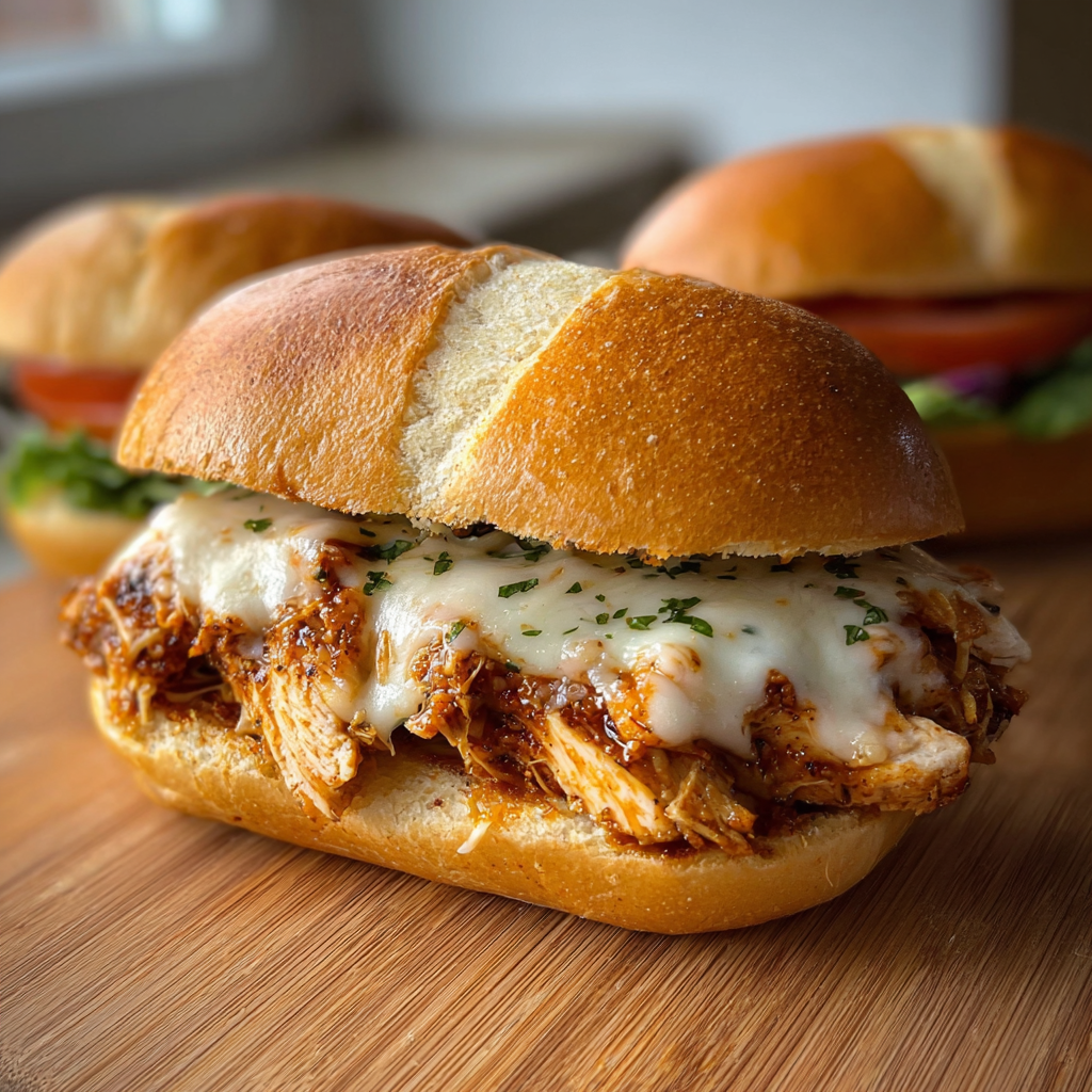 Toasted sandwich rolls ready for assembling