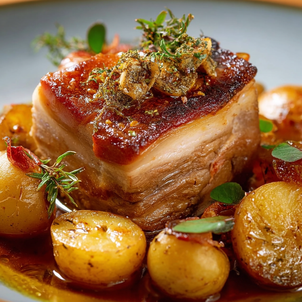 Betteraves et pommes de terre rôties