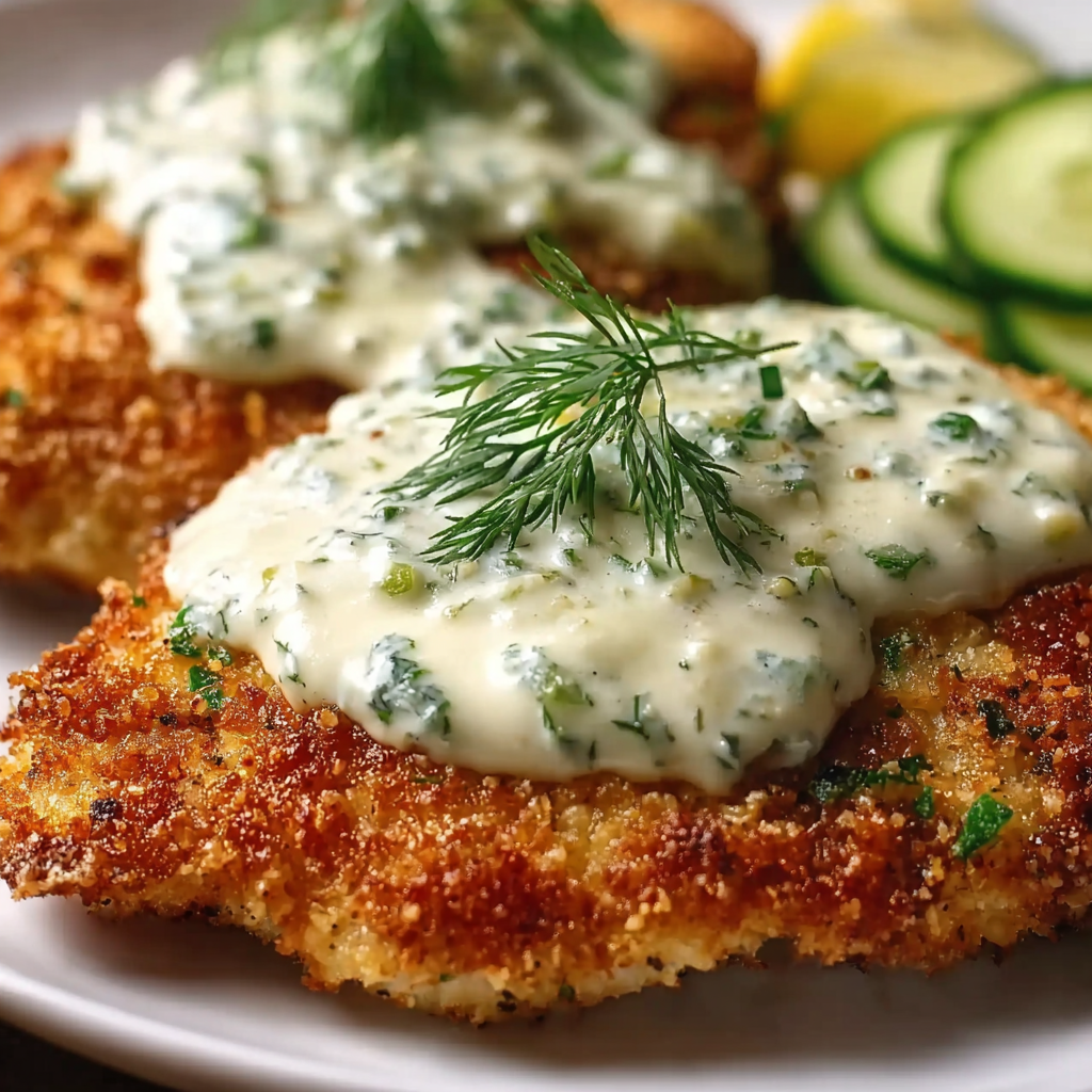 Plated chicken with side salad
