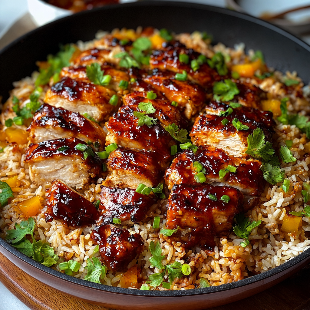 Seared chicken thighs in skillet before baking