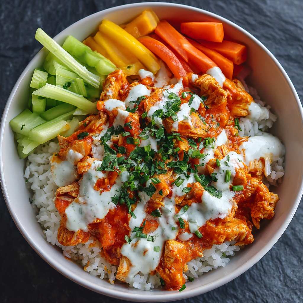 Easy Buffalo Chicken Bowl