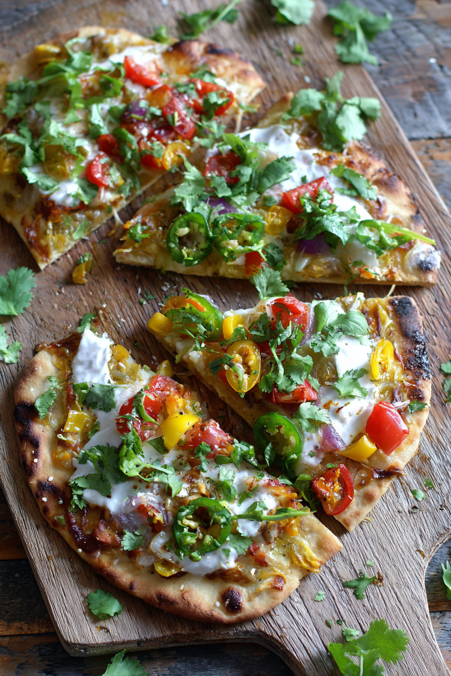Close up of a slice with melting fontina and ricotta