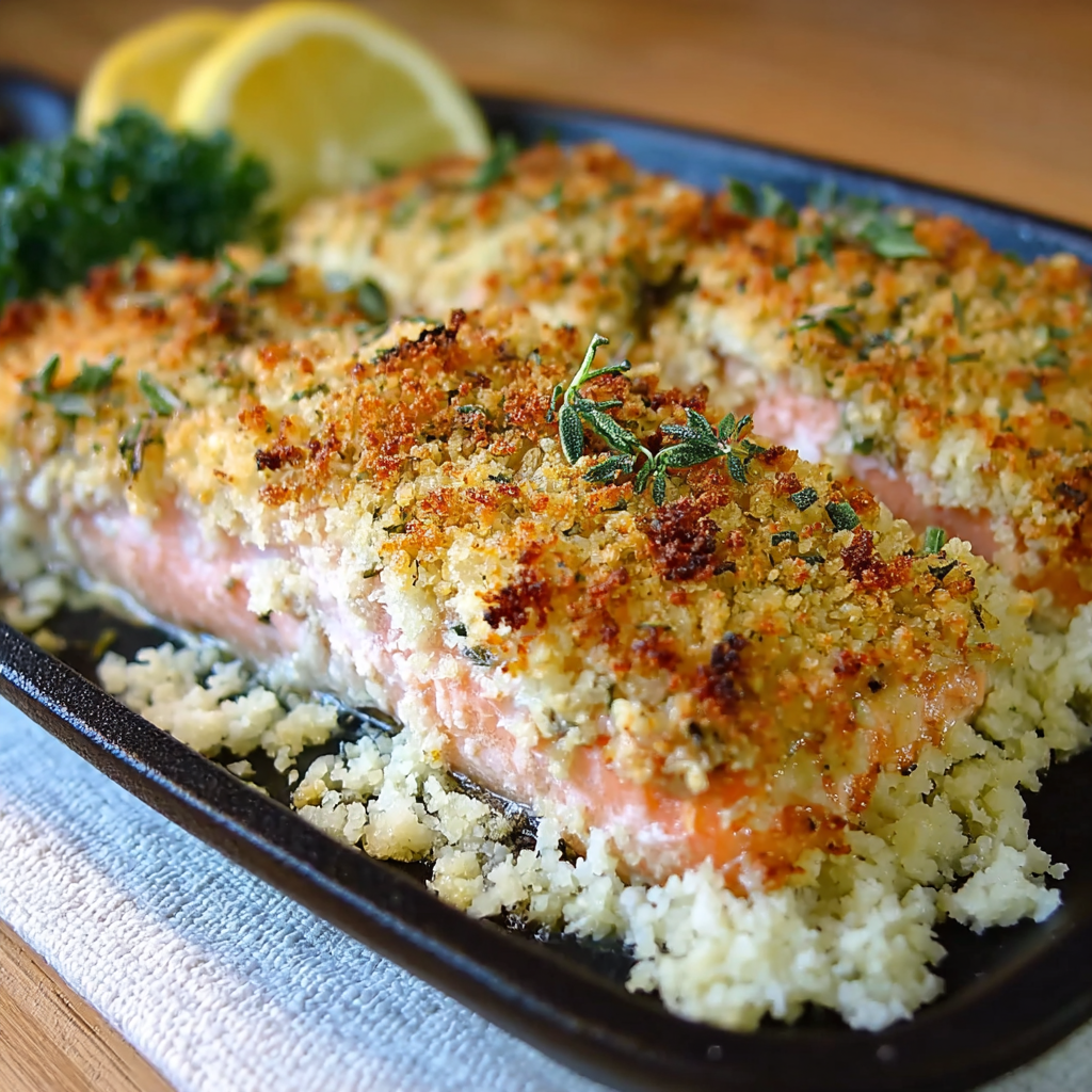 Panko Parmesan Salmon
