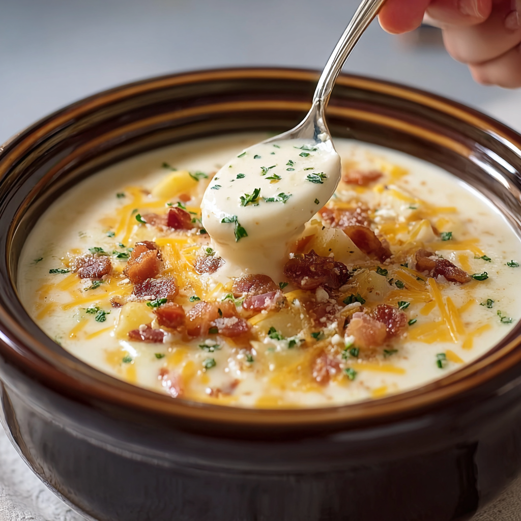 Crock Pot Crack Potato Soup