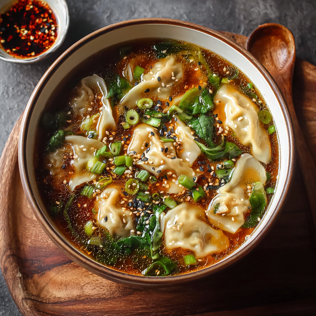 Comforting Potsticker Soup