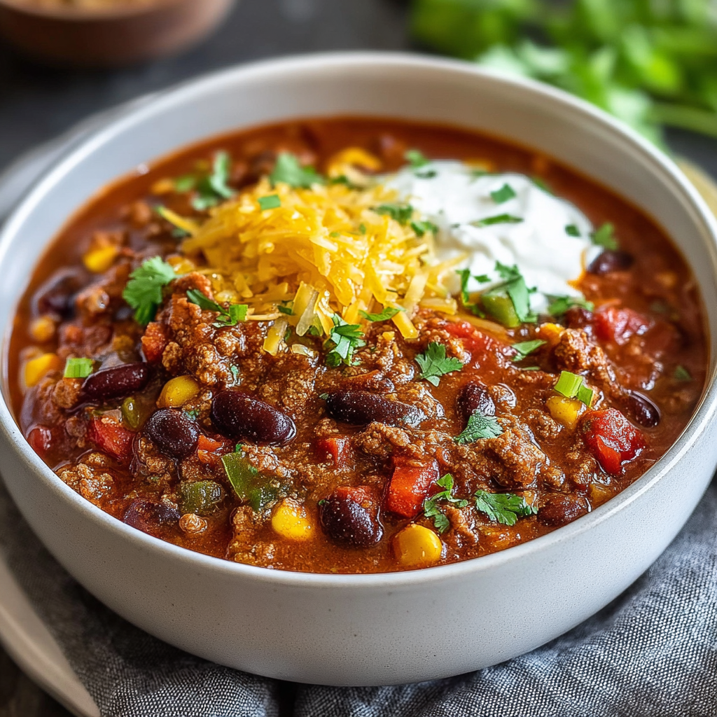 Delicious Homemade Chili
