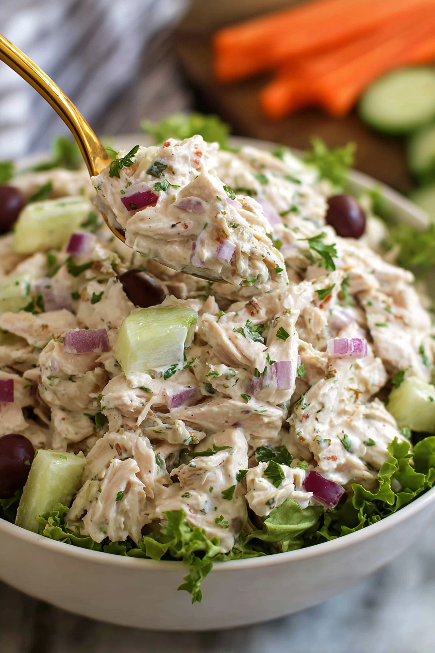 Turkey salad sandwich on toasted bread