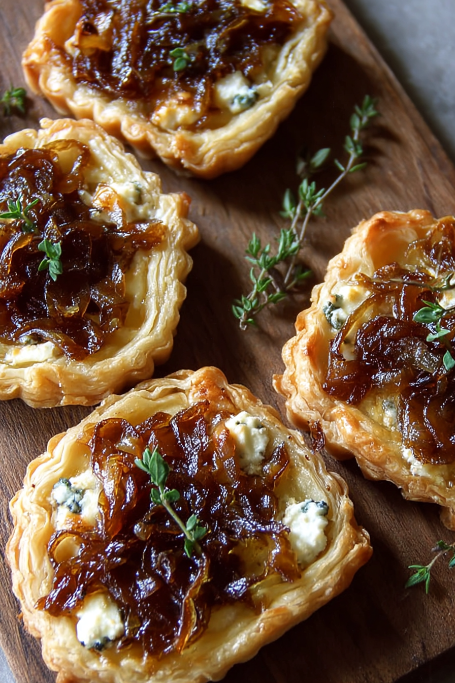 Close up of tart slice showing layers