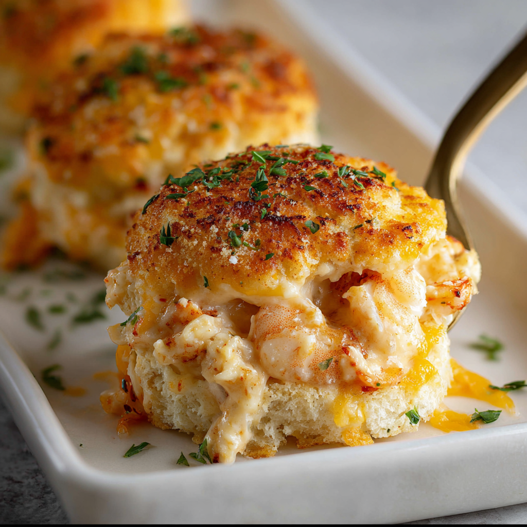 Shrimp Crab Biscuit Melts