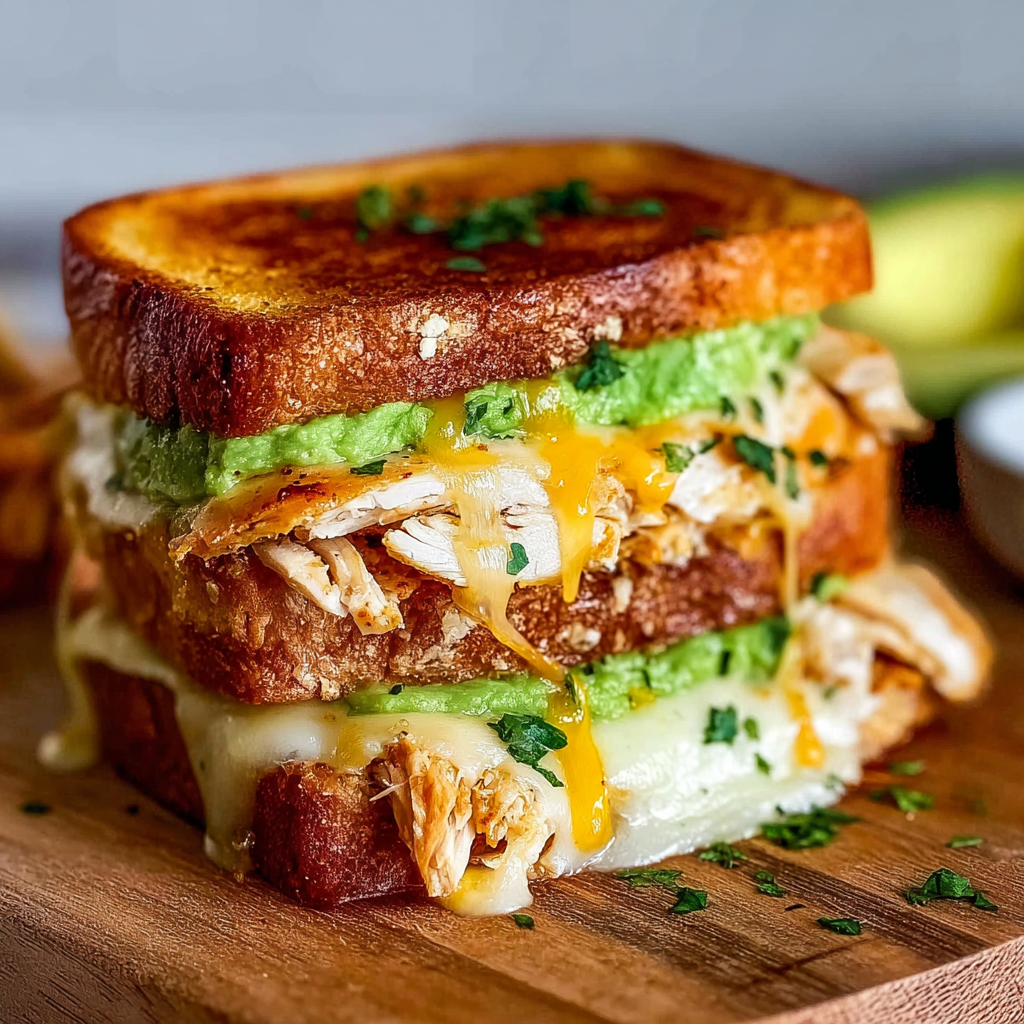 Chicken Avocado Melt Sandwich