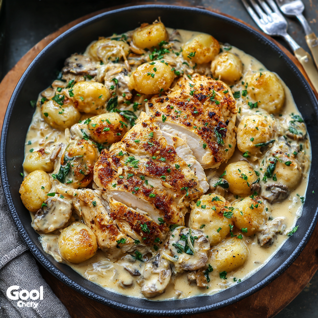 Asiago Chicken and Gnocchi