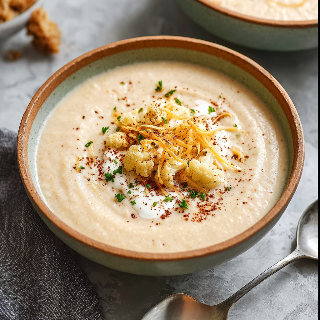 Steaming cauliflower in skillet