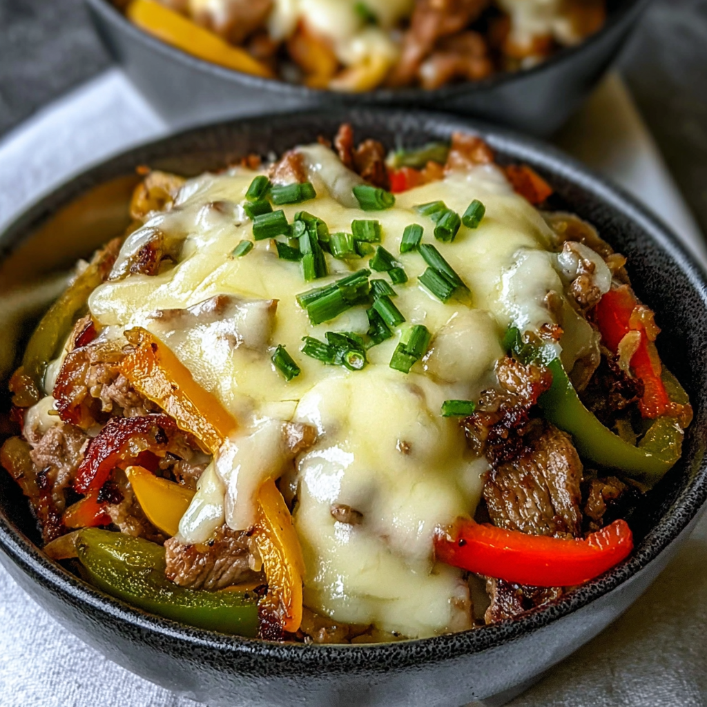 Philly Cheesesteak Bowls