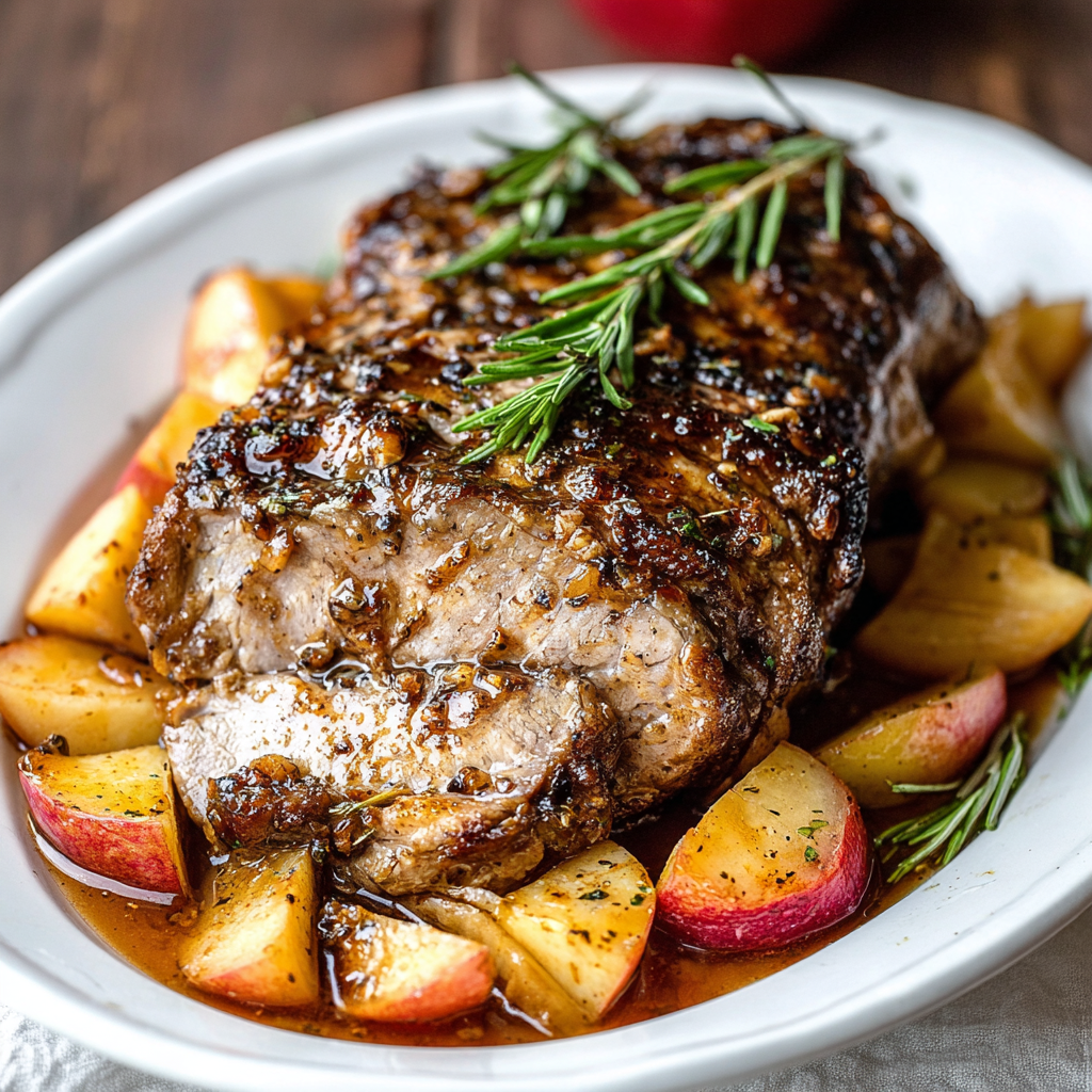 Slow Cooker Apple Cider Pork Roast