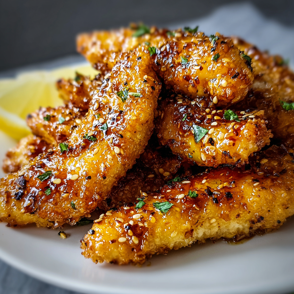 Breaded chicken tenders ready for the air fryer