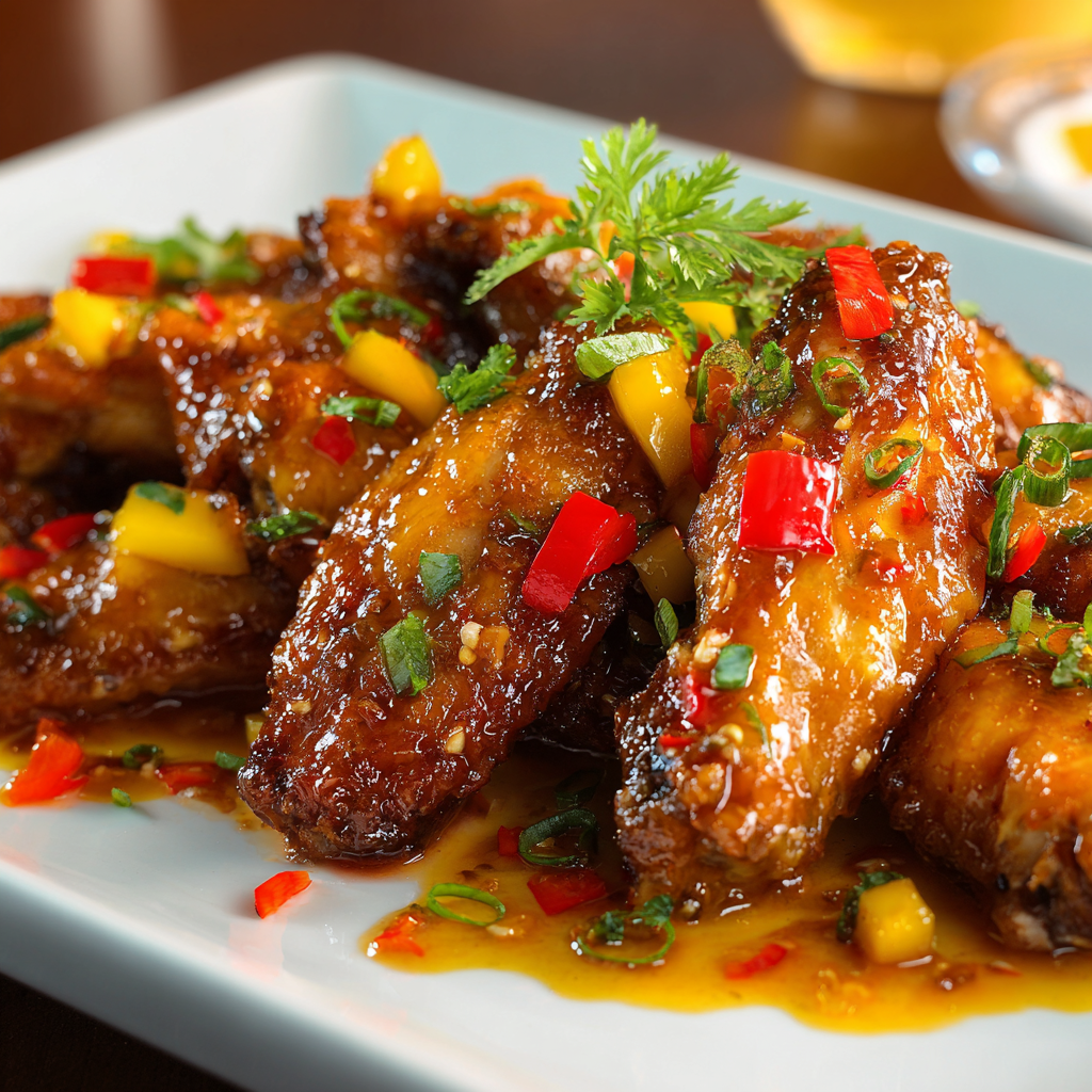 Mango Chili Chicken Wings