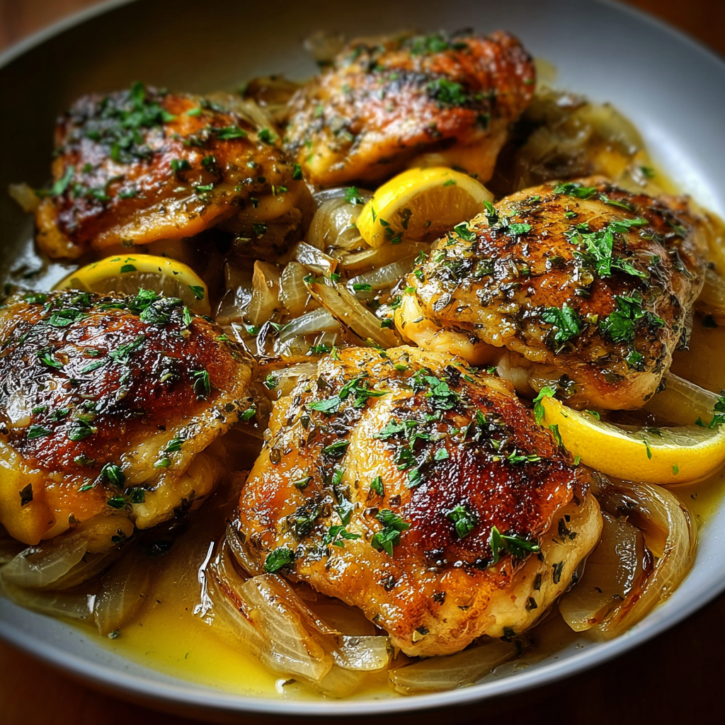 Caramelized onions in skillet