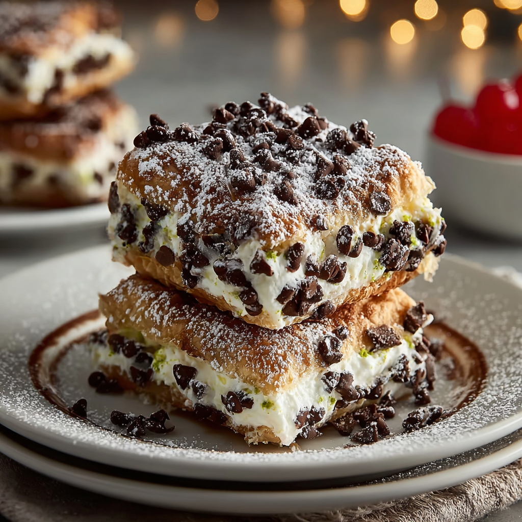 Classic Cannoli Squares