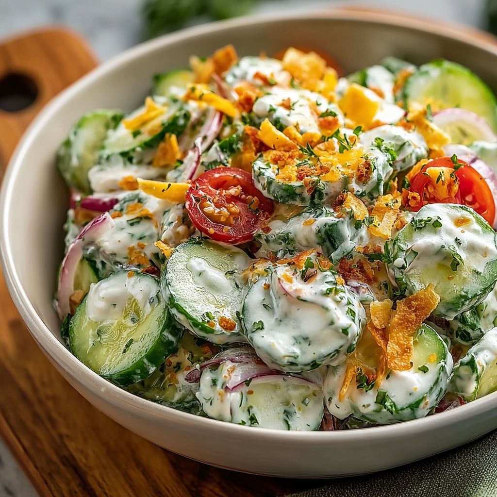 Cucumber Ranch Crack Salad