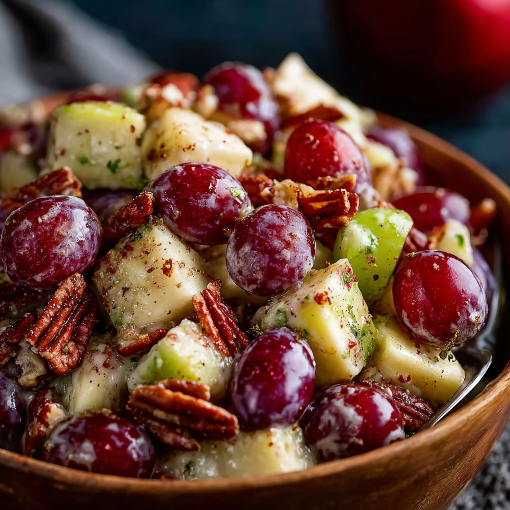 Cinnamon Apple Grape Salad