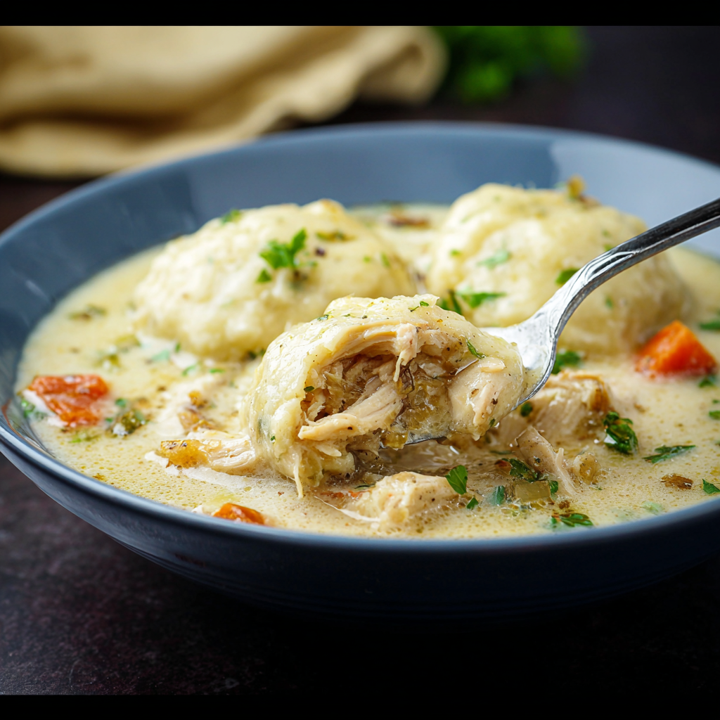 Preparation of dumpling dough in a bowl