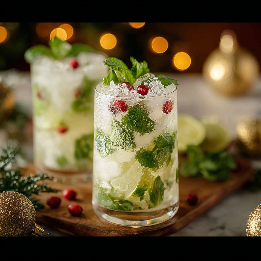 White Christmas Mojitos