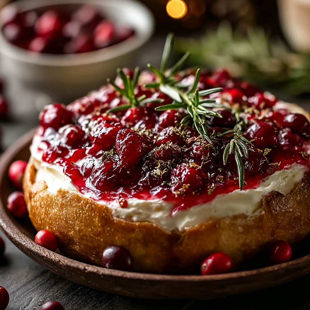 Baked Cranberry Cream Cheese Dip