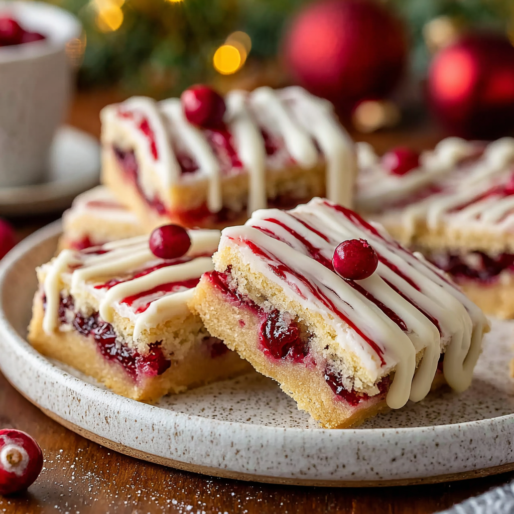Close up of cherry and white chocolate pieces