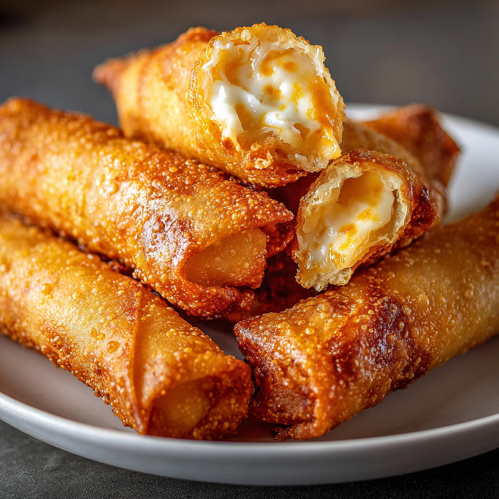 Buffalo Chicken Dip Egg Rolls