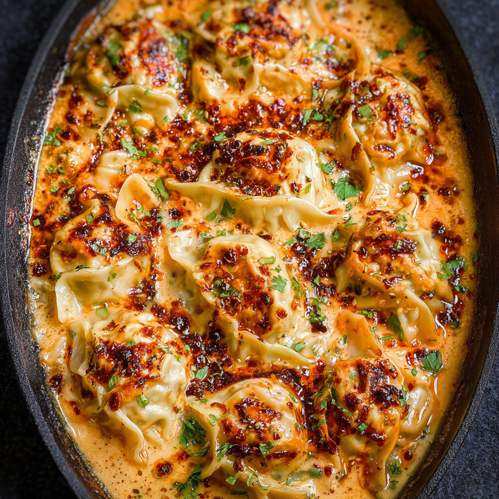 Serving suggestion one pan dumplings