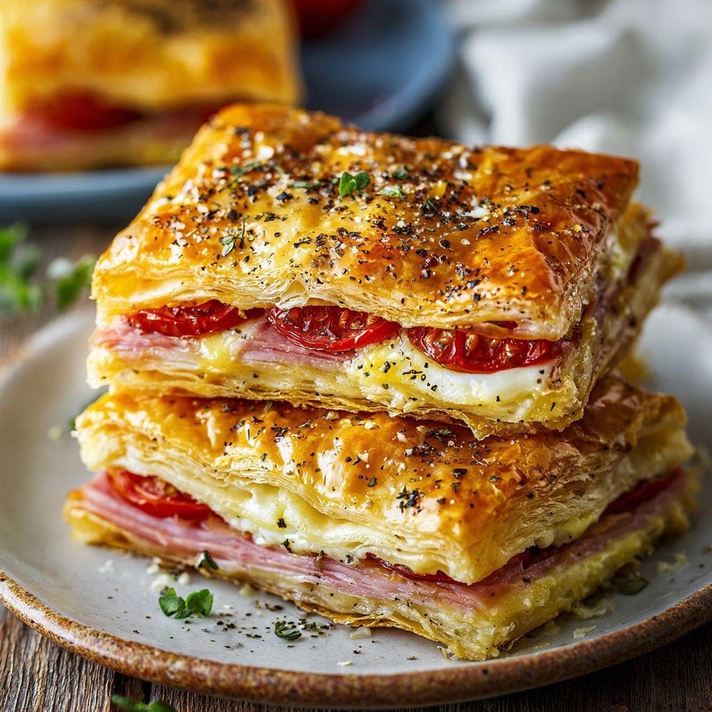 Antipasto Squares fresh from the oven