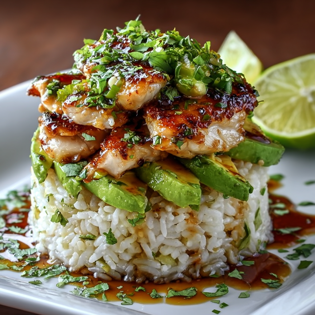 Avocado mix and lime wedges for topping
