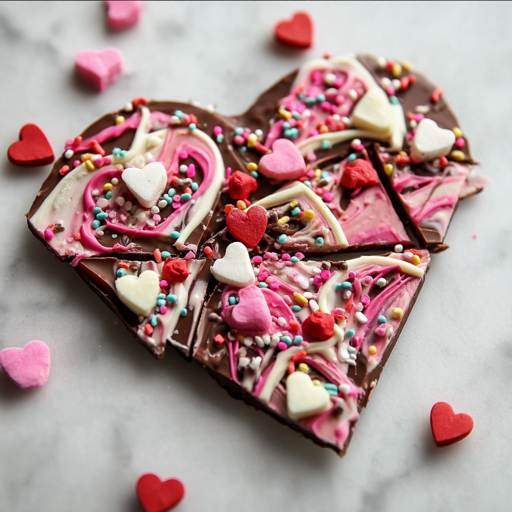 Melted chocolate spread on parchment with toppings