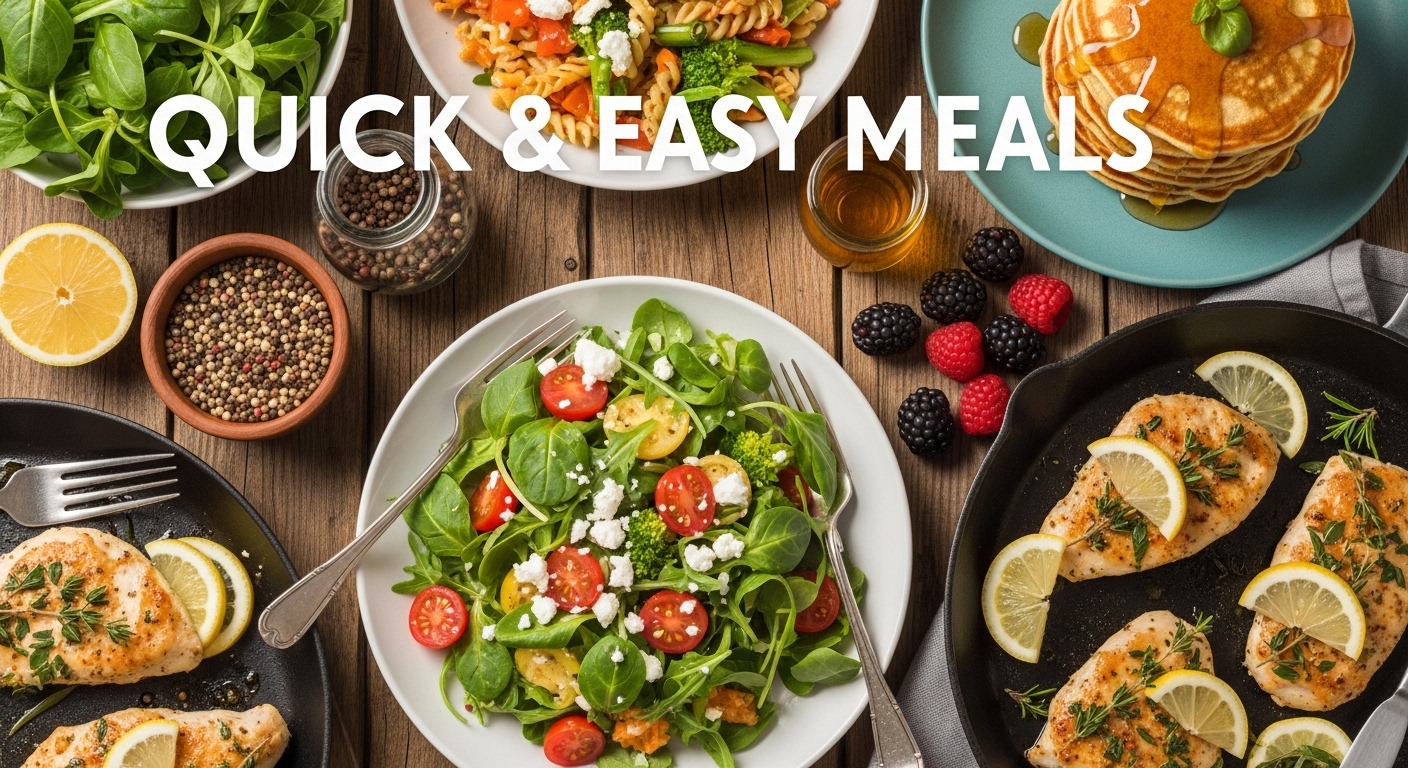 Quick & Easy Meals Recipes | Easywhiskrecipes