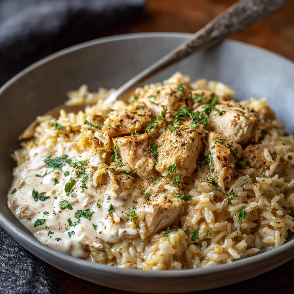 Instant Pot Creamy Chicken and Rice
