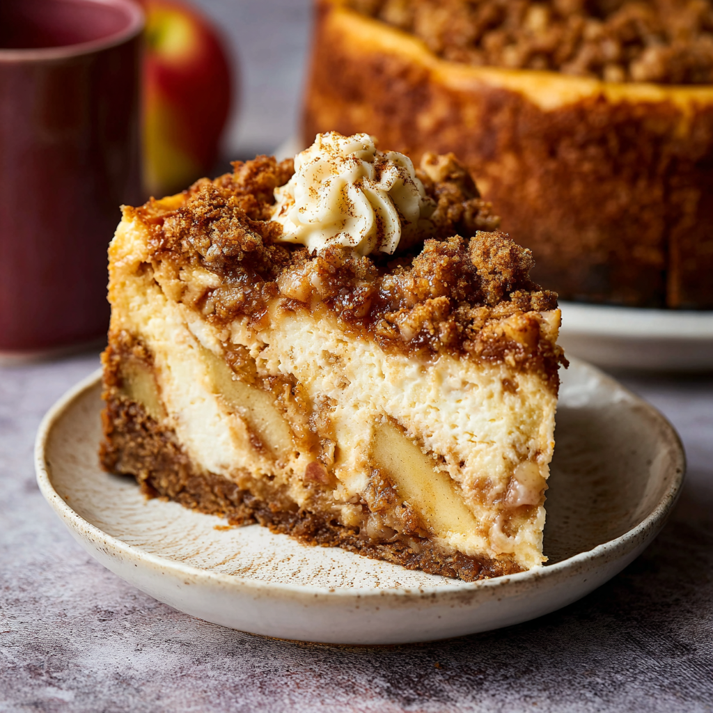 Decadent Apple Crumble Cheesecake for Cozy Fall Nights