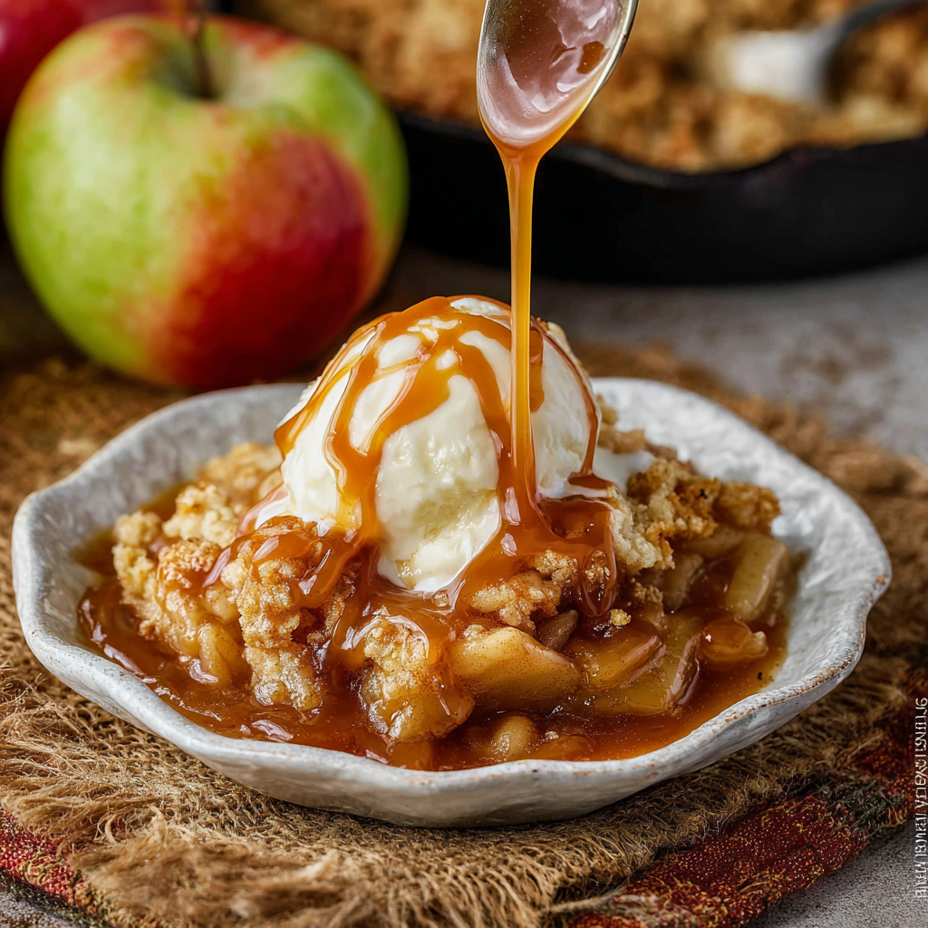 Caramel Apple Cobbler