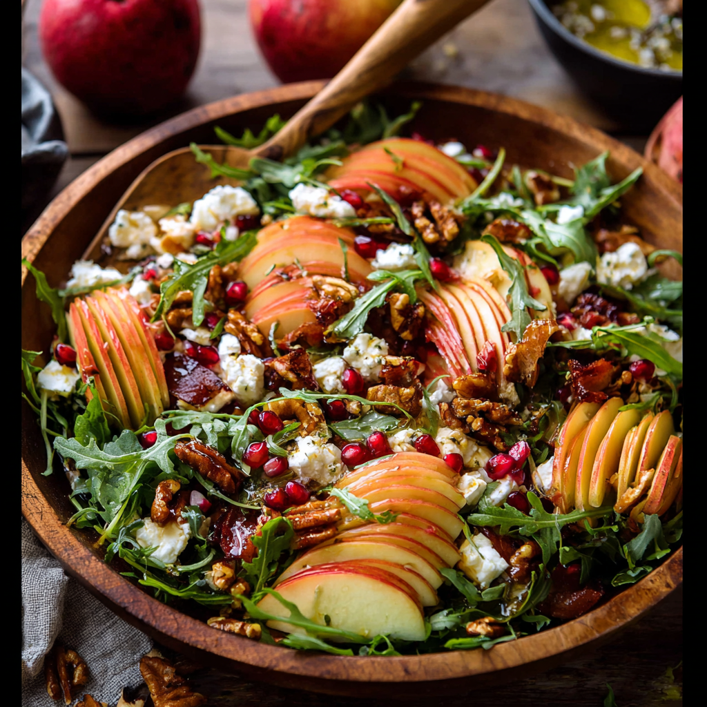 Irresistible Autumn Harvest Honeycrisp Apple and Feta Salad to Brighten Your Table