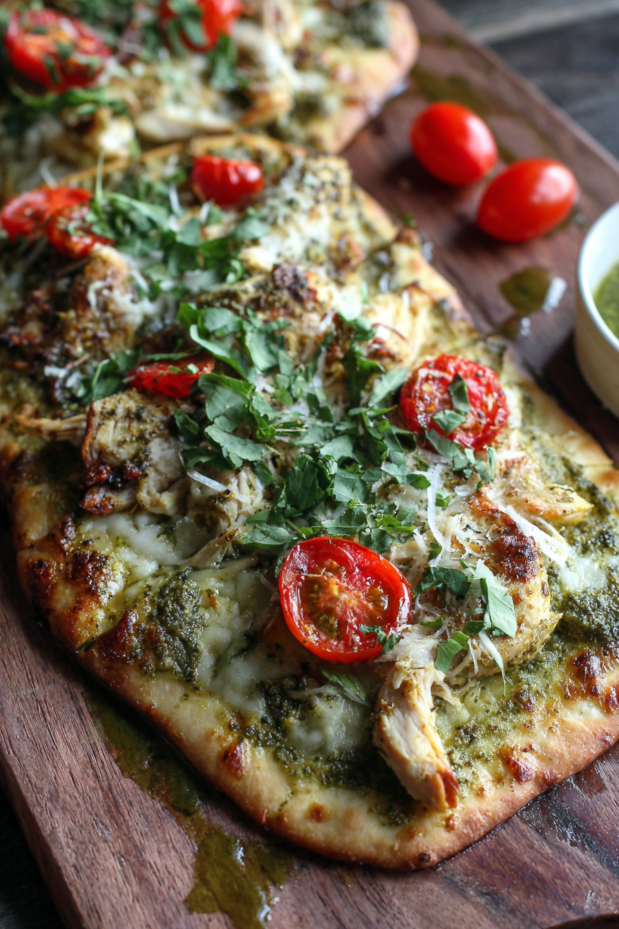 Close-up of melted mozzarella and cherry tomatoes