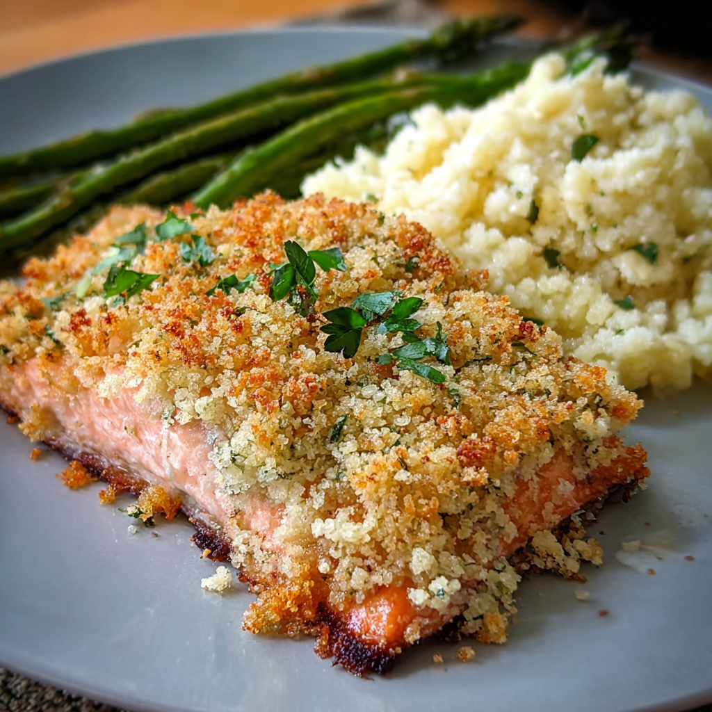 Panko Parmesan Salmon